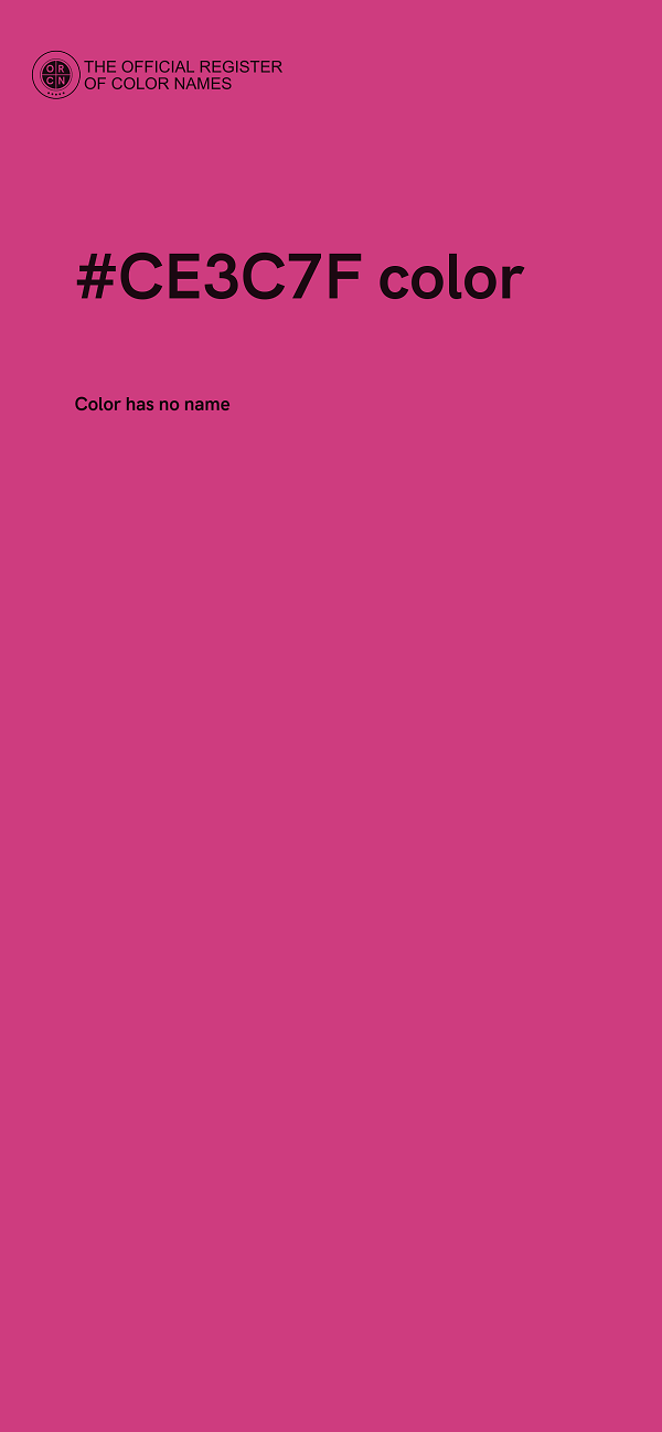 #CE3C7F color image