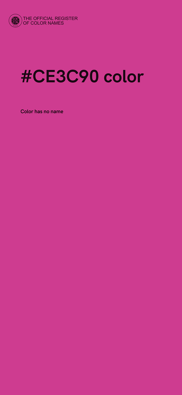 #CE3C90 color image