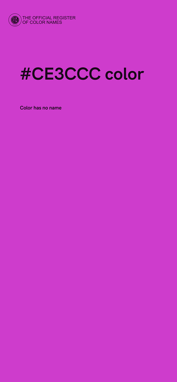 #CE3CCC color image