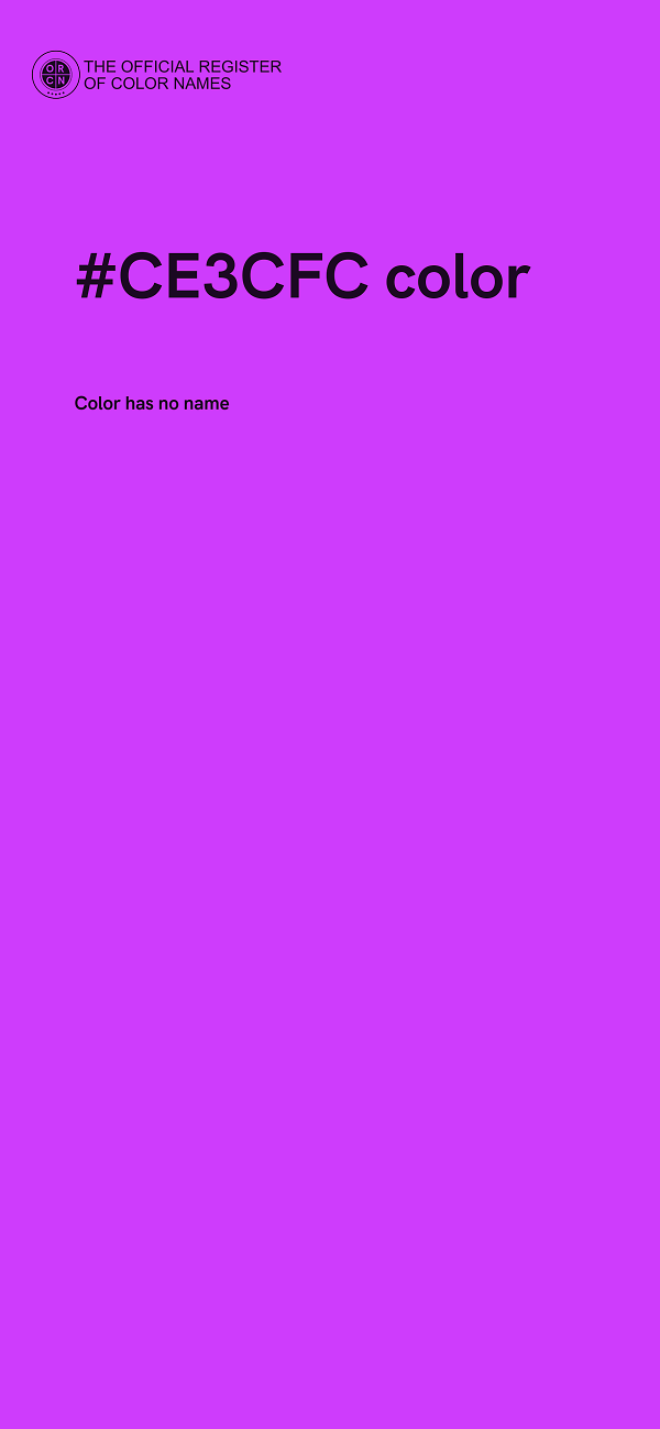 #CE3CFC color image