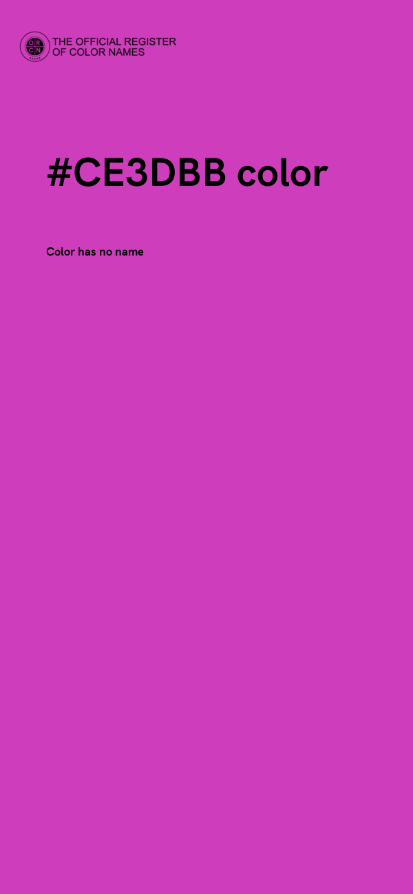#CE3DBB color image