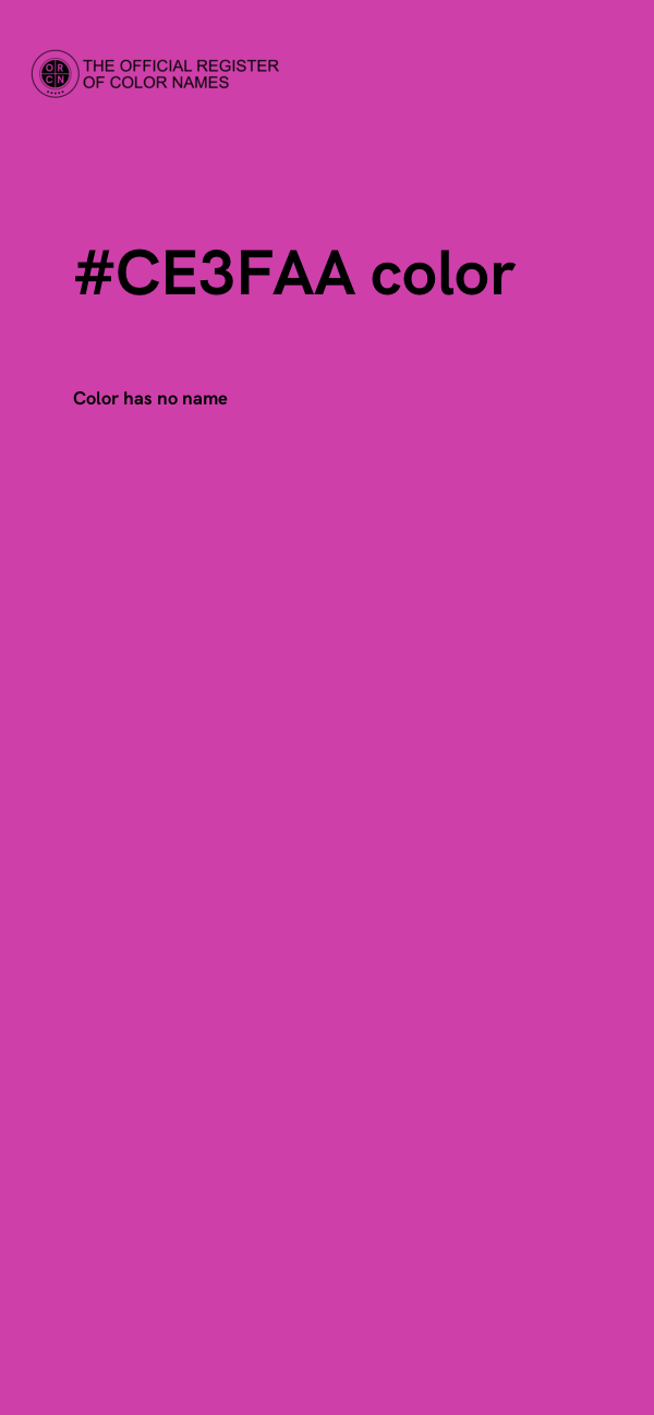 #CE3FAA color image