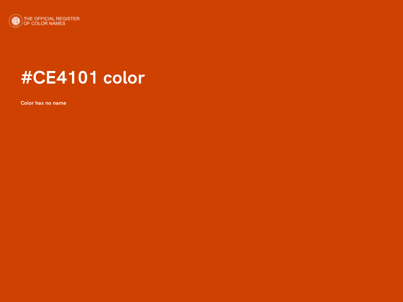 #CE4101 color image