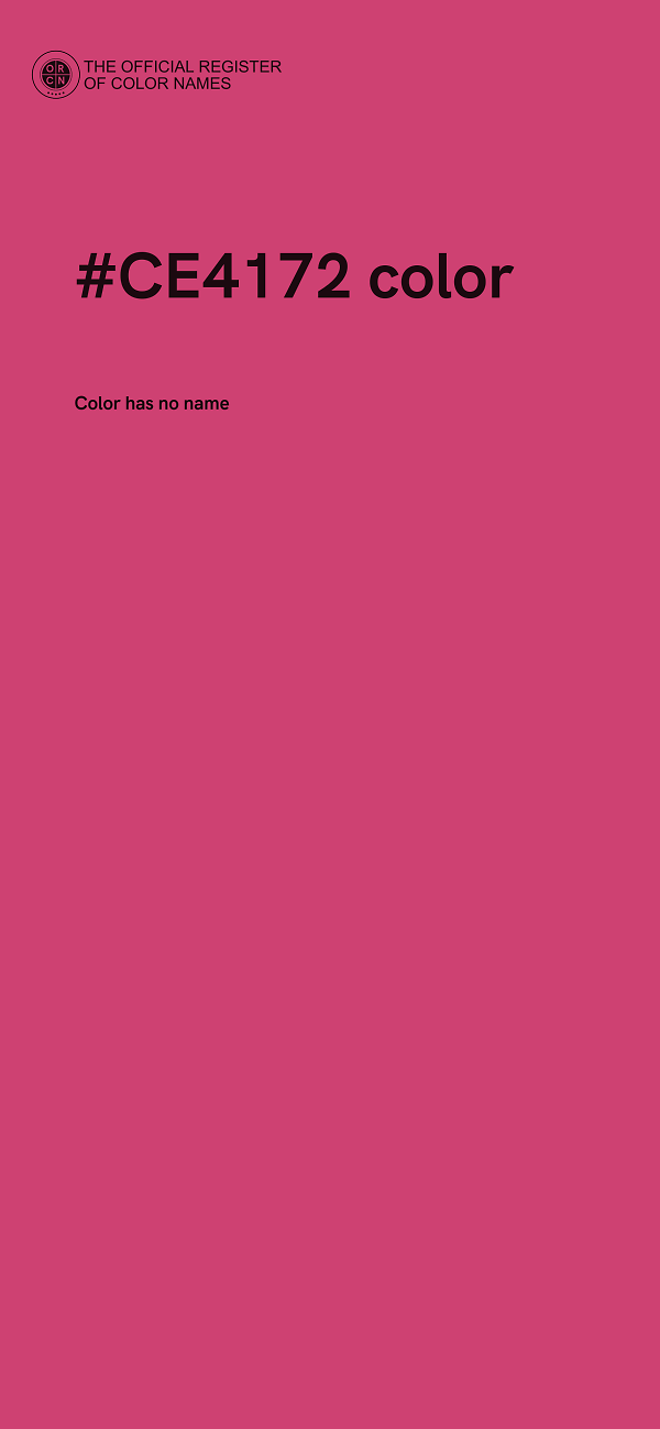 #CE4172 color image