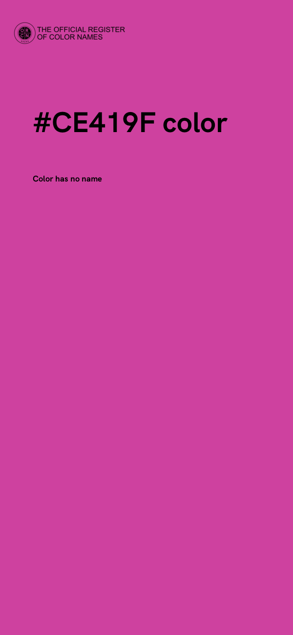 #CE419F color image