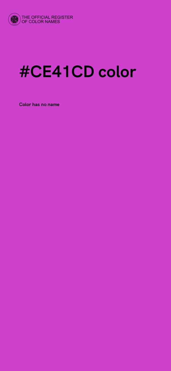 #CE41CD color image