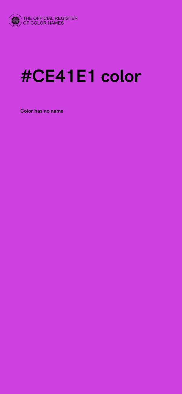 #CE41E1 color image