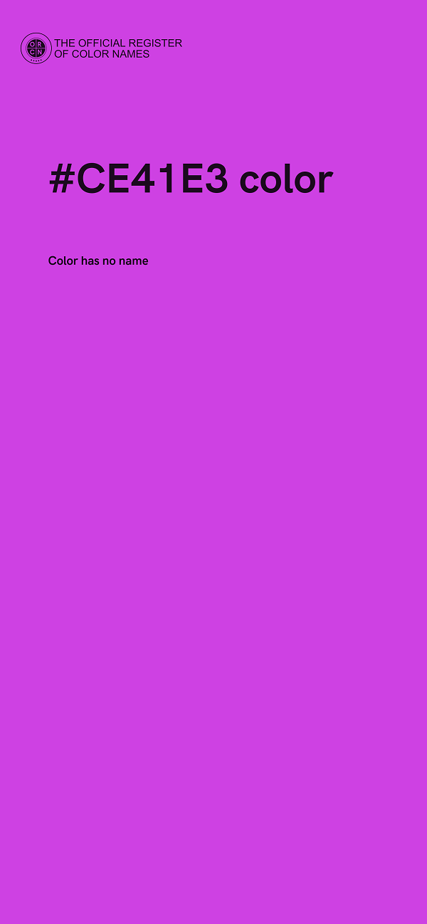 #CE41E3 color image