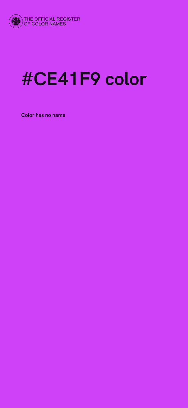 #CE41F9 color image