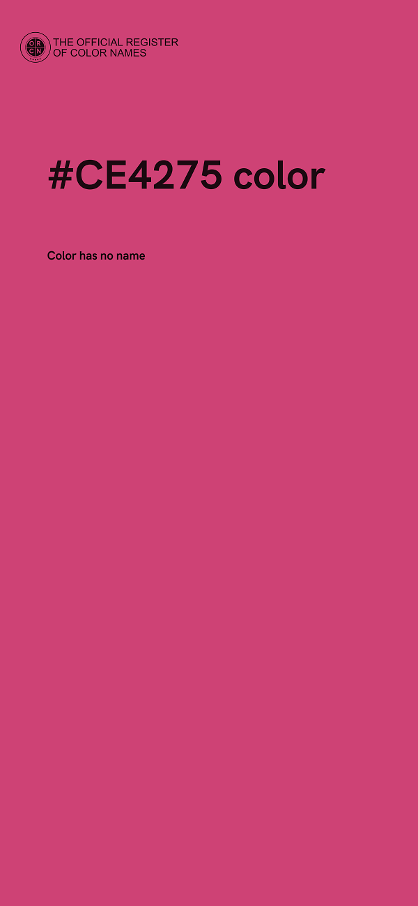 #CE4275 color image