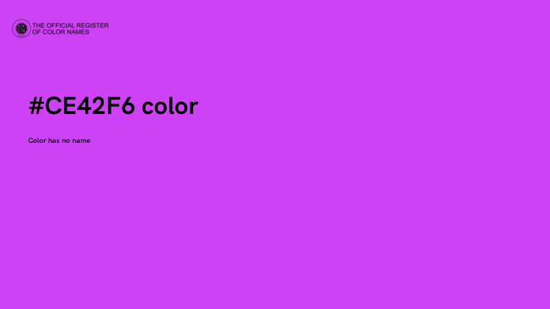 #CE42F6 color image