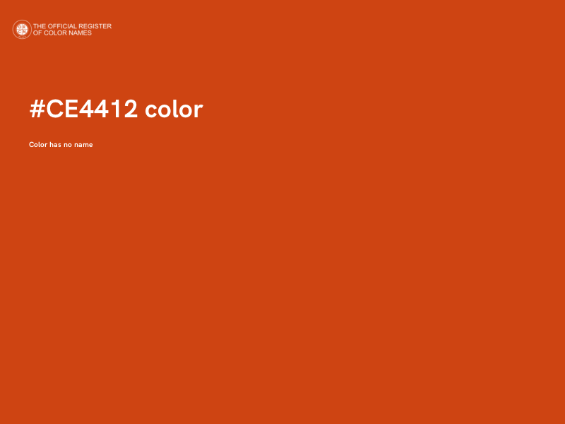 #CE4412 color image