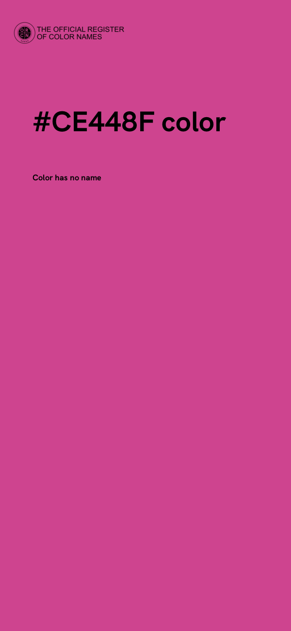 #CE448F color image