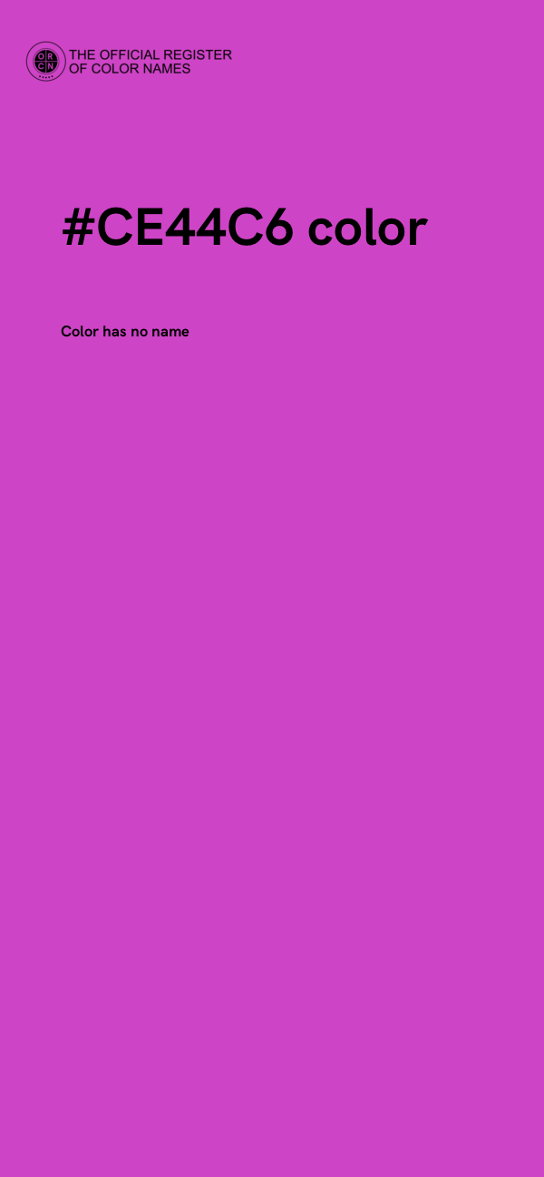 #CE44C6 color image