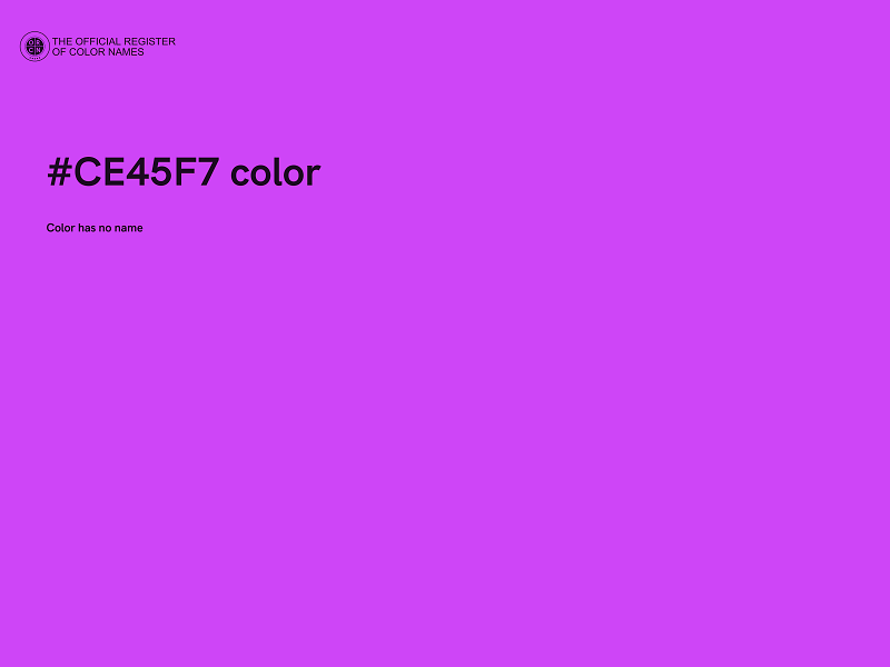 #CE45F7 color image