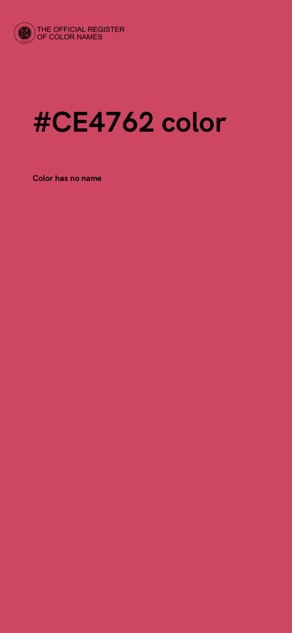 #CE4762 color image