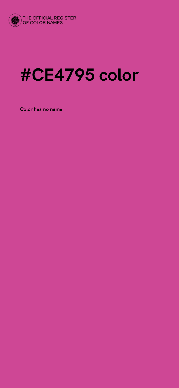 #CE4795 color image