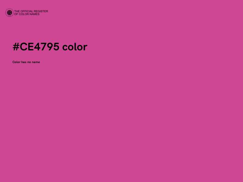 #CE4795 color image
