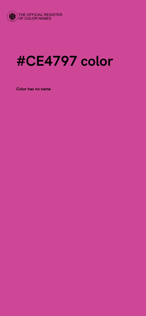 #CE4797 color image
