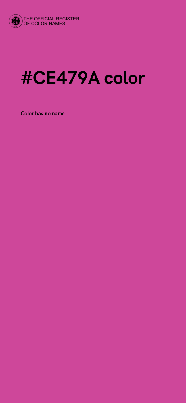 #CE479A color image