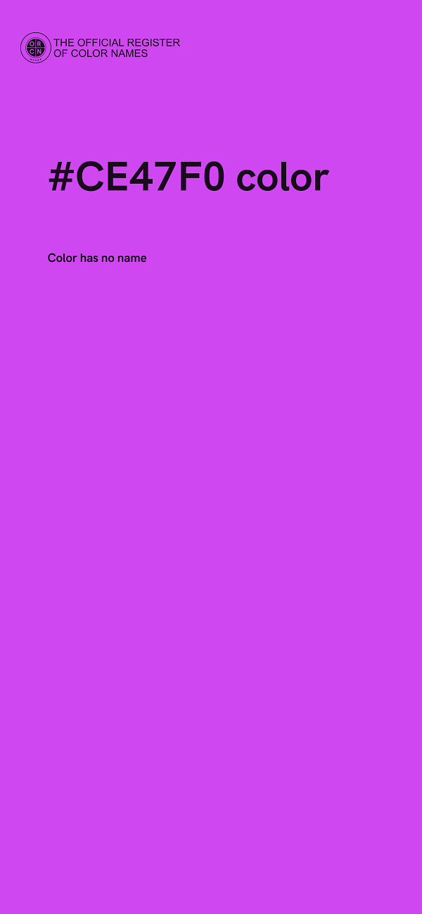 #CE47F0 color image