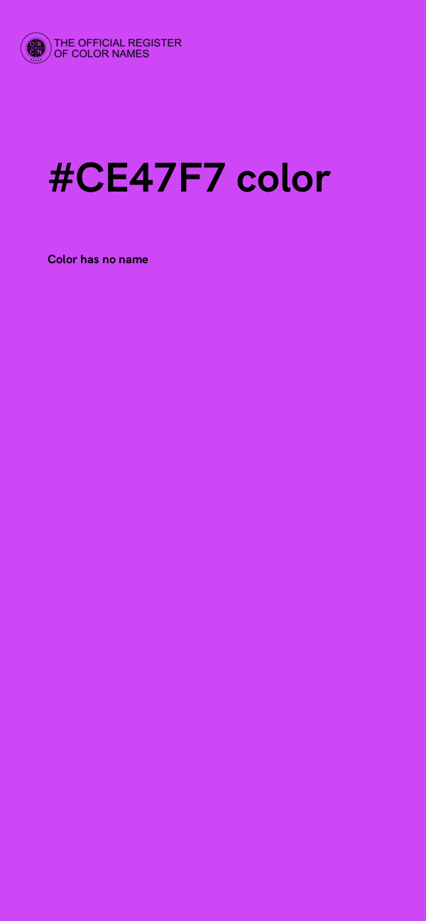 #CE47F7 color image