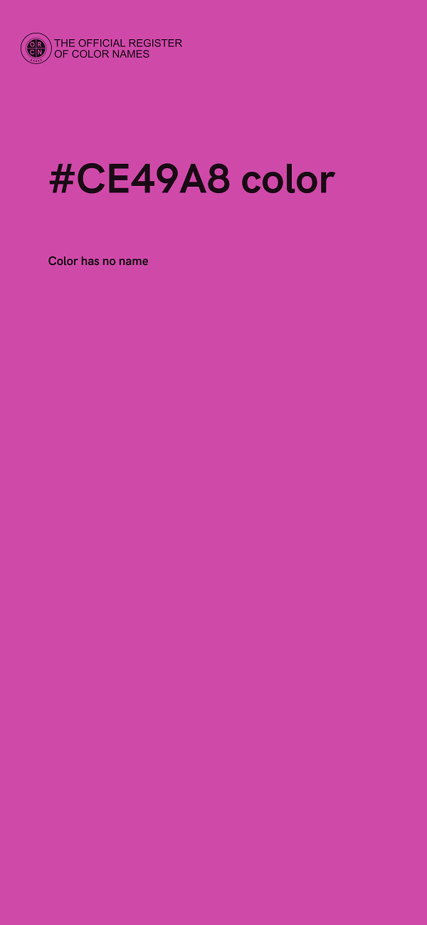 #CE49A8 color image