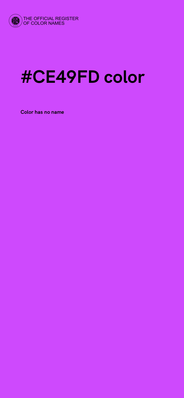#CE49FD color image