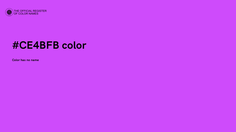 #CE4BFB color image