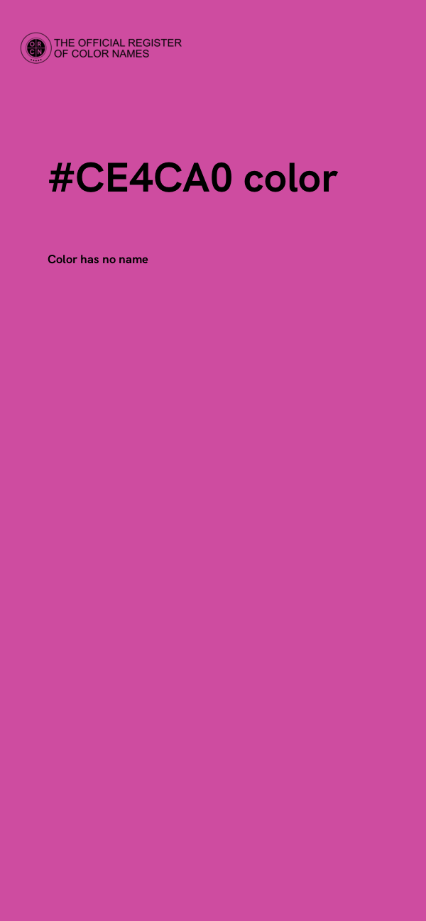 #CE4CA0 color image