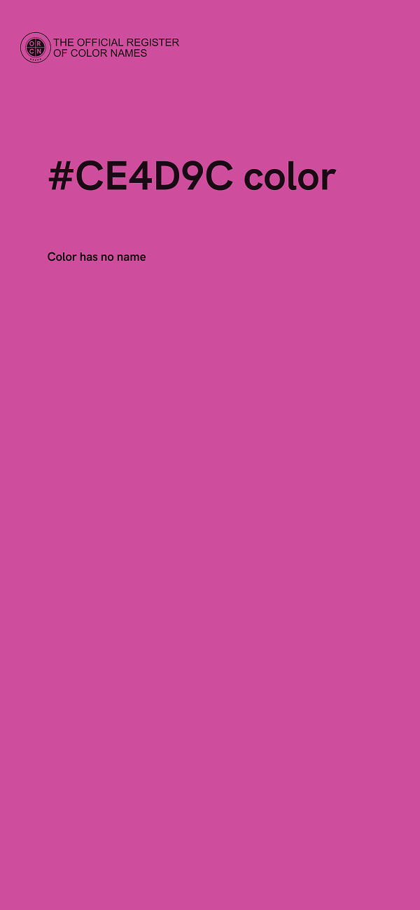 #CE4D9C color image