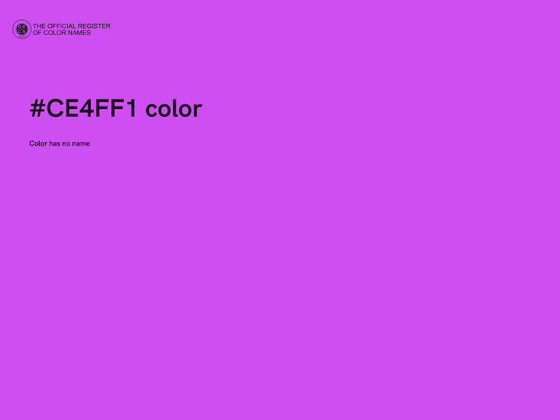 #CE4FF1 color image