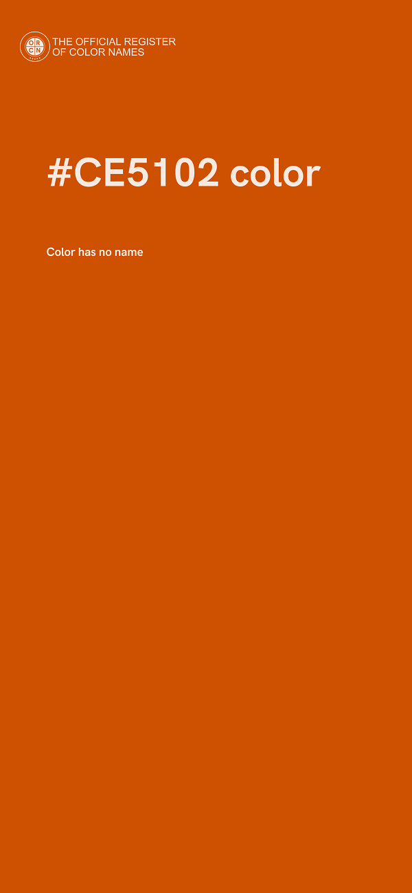 #CE5102 color image