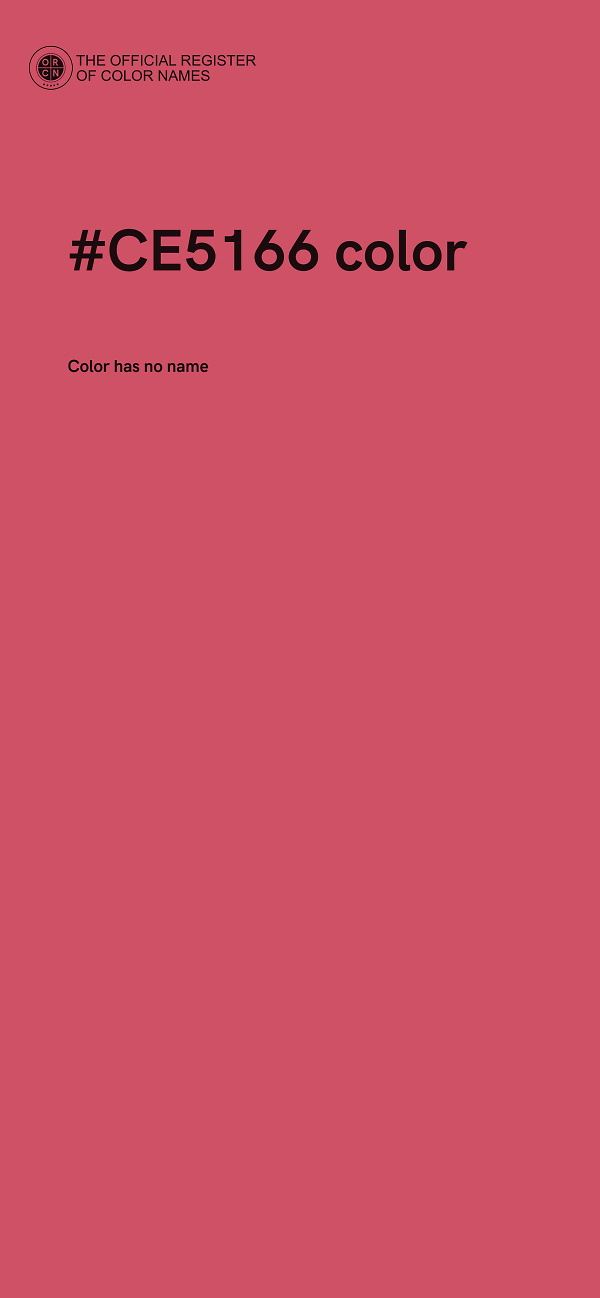 #CE5166 color image