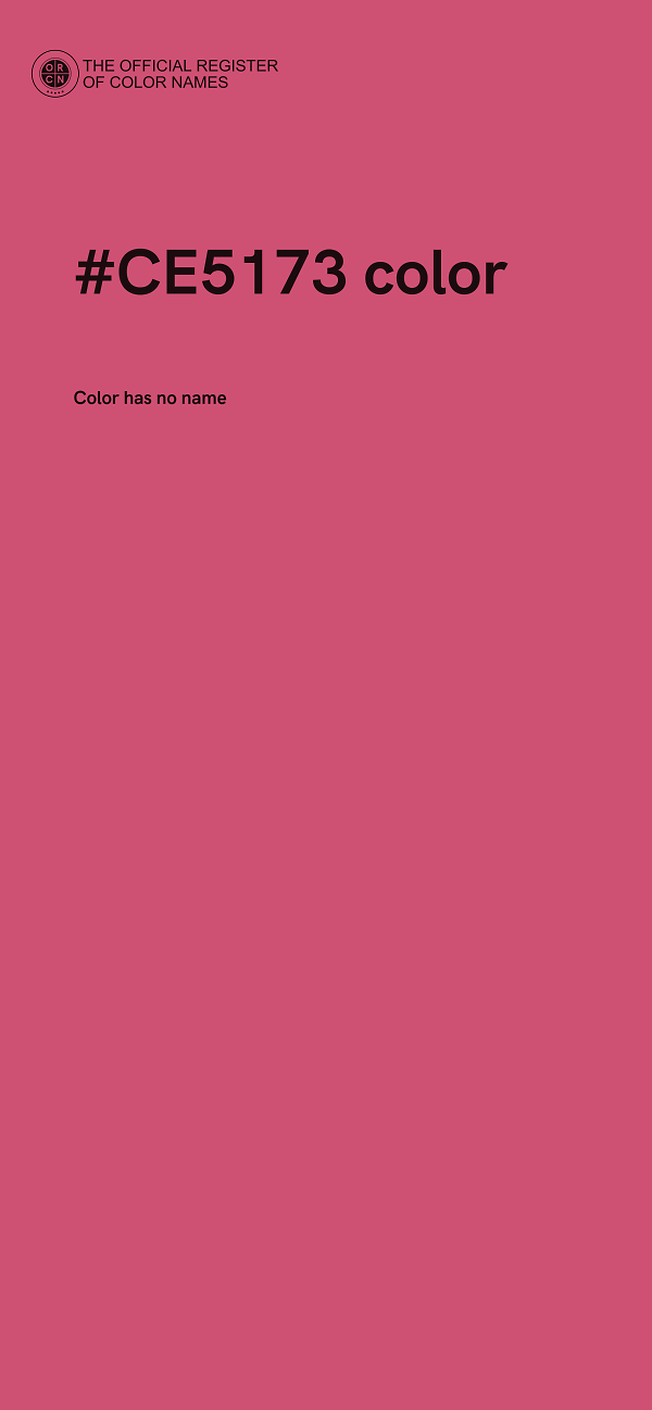 #CE5173 color image