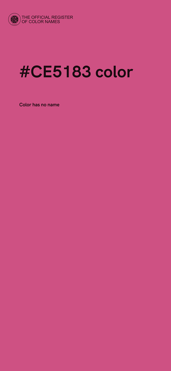 #CE5183 color image