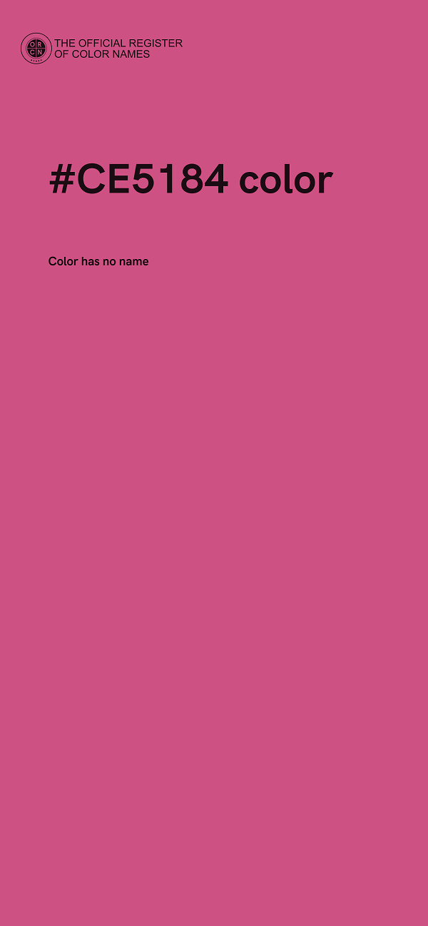 #CE5184 color image