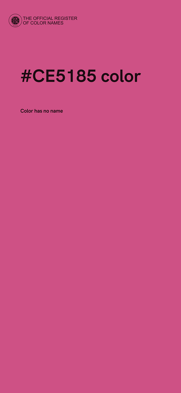 #CE5185 color image