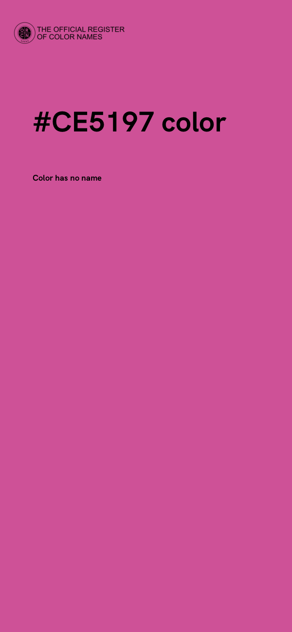 #CE5197 color image