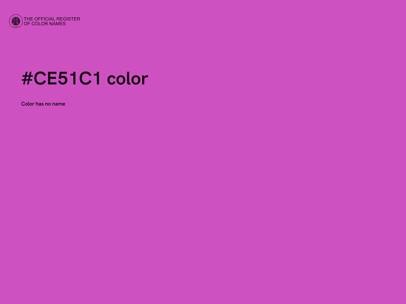 #CE51C1 color image