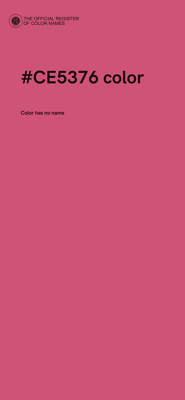 #CE5376 color image