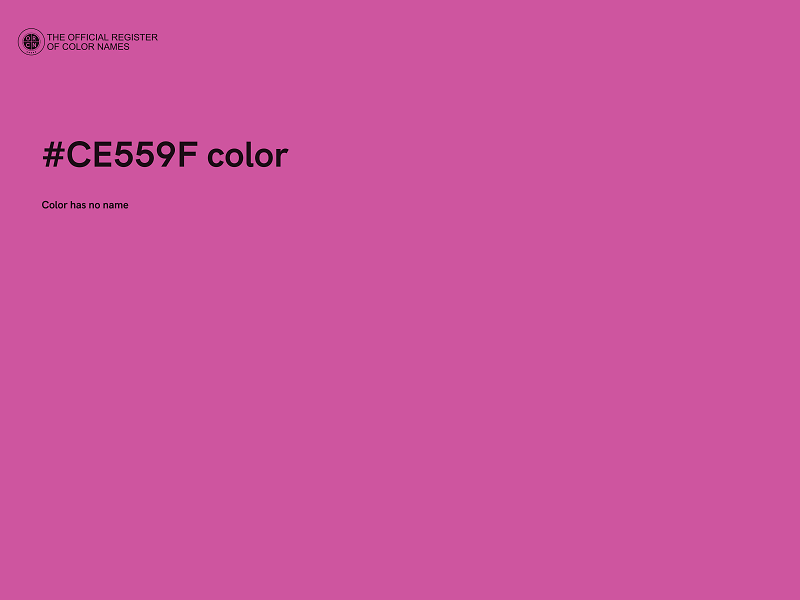 #CE559F color image