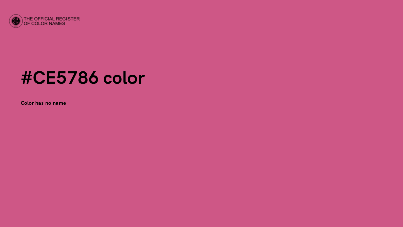 #CE5786 color image