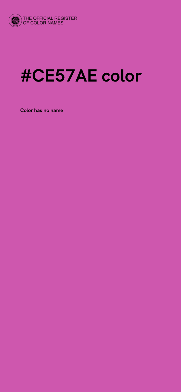 #CE57AE color image