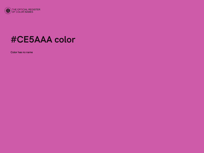 #CE5AAA color image