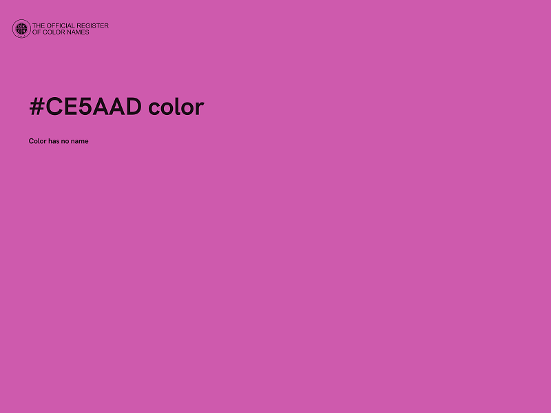 #CE5AAD color image