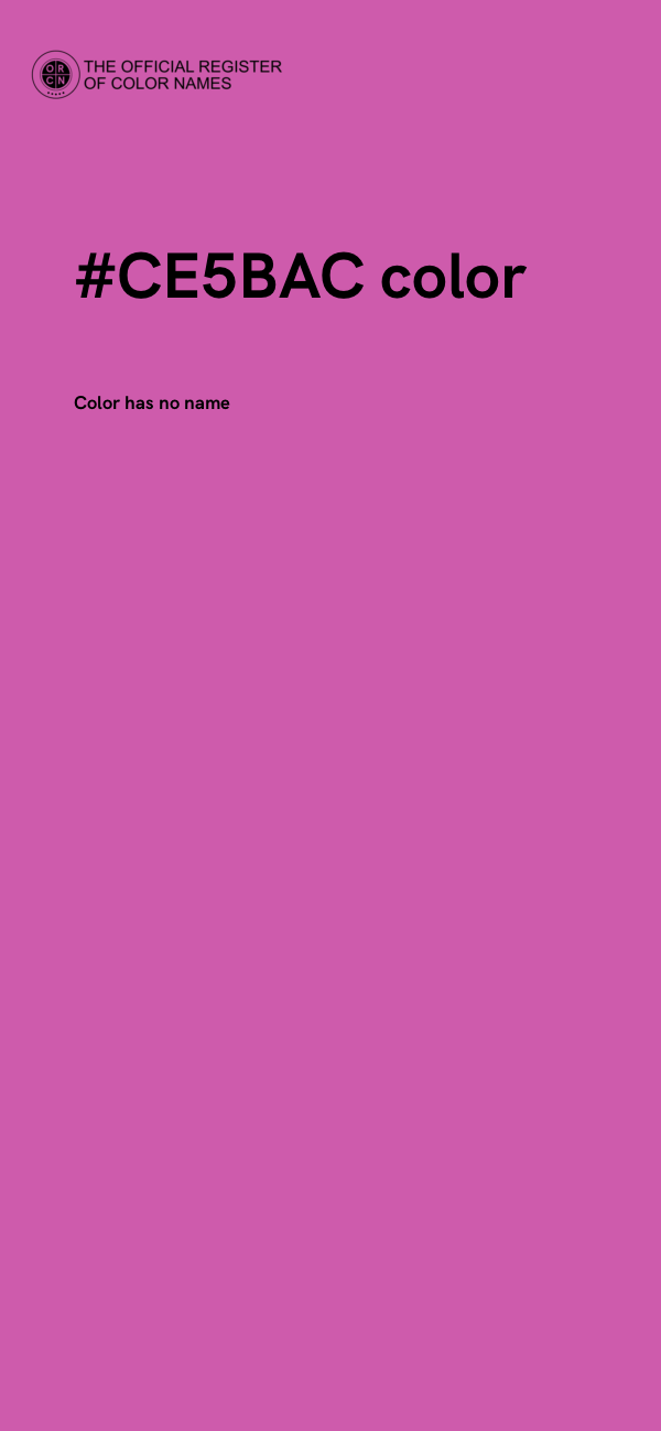 #CE5BAC color image