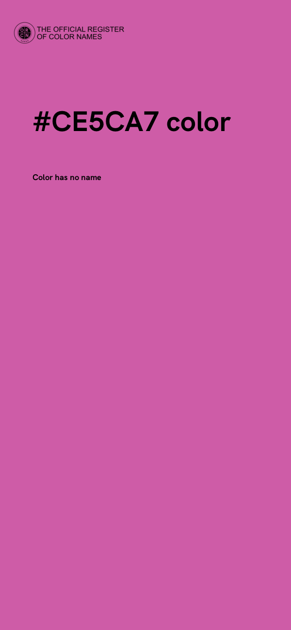 #CE5CA7 color image