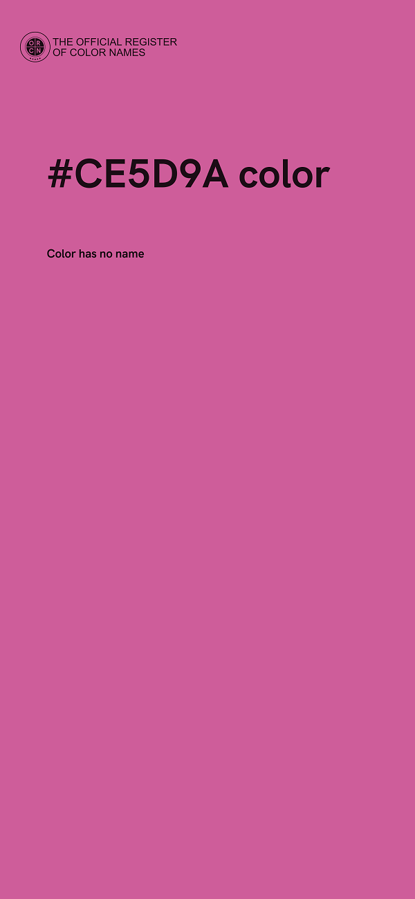 #CE5D9A color image
