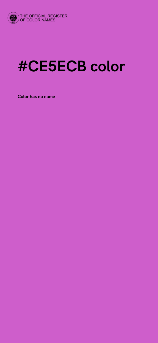 #CE5ECB color image